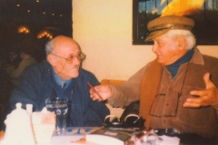 Dr. Onur Şenli, şair Attila İlhan ile